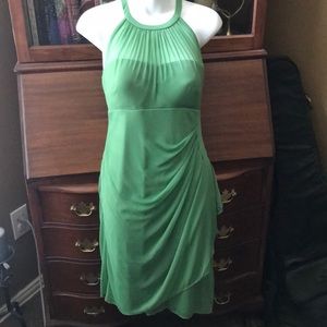 Green David’s Bridal bridesmaid dress